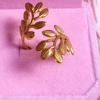 Bague "Feuille d'Or"