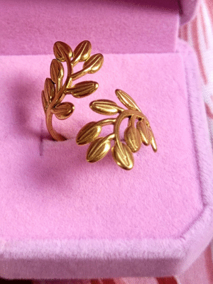 Bague "Feuille d'Or"
