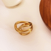 Bague "Onde Dorée"