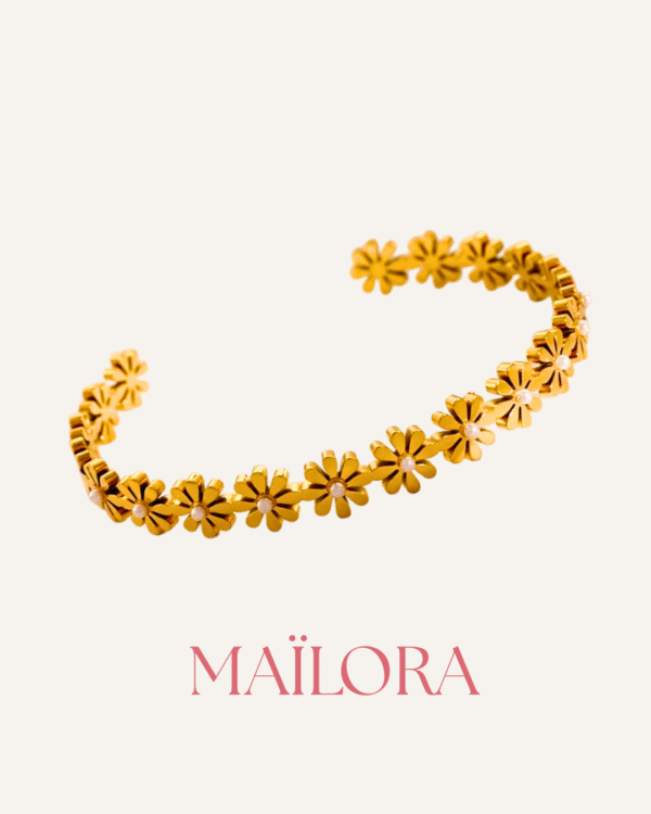 Bracelet "Fleur d'Or"