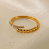 Bague"Dualité Lumineuse"