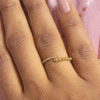 Bague"Dualité Lumineuse"