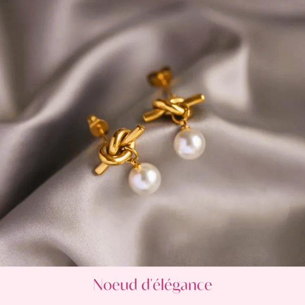 Boucles d'oreilles "Nœud d'Élégance"