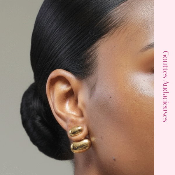 Boucles d'oreilles "Gouttes Audacieuses"